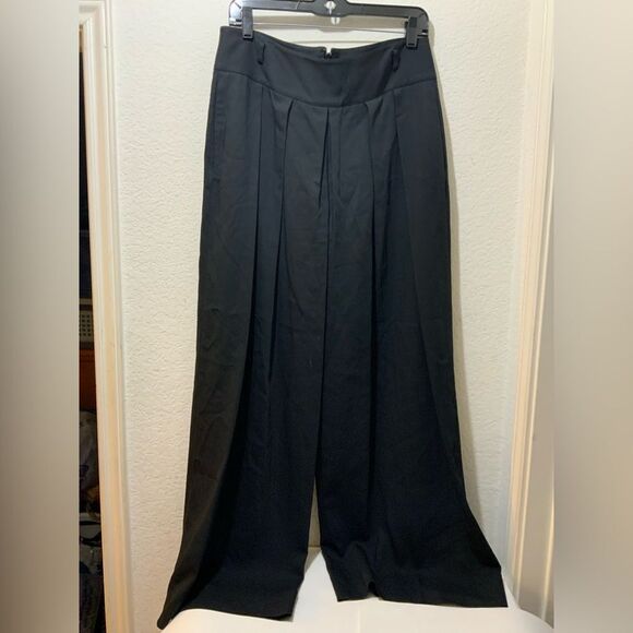 Robert rodriguez  pleated high waisted wide leg pants size 10 - Picture 1 of 7